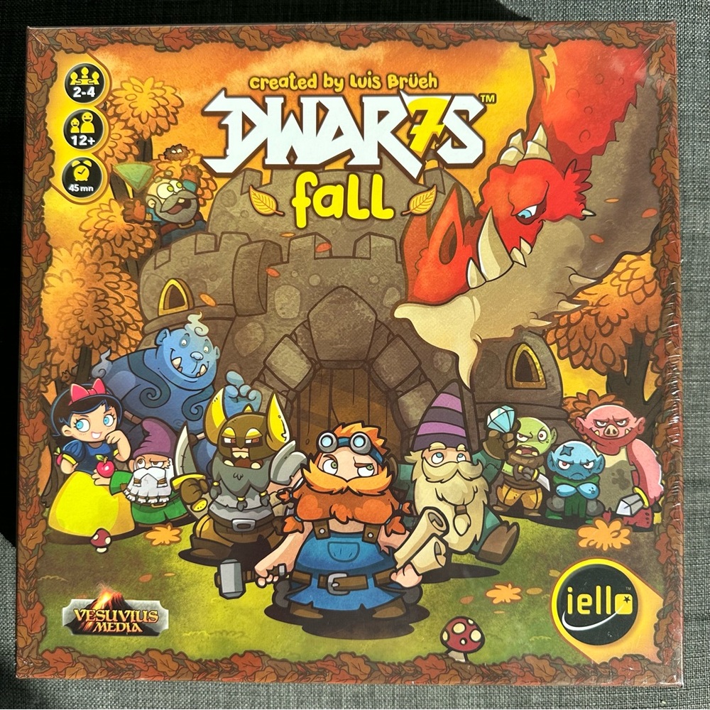 Dwar7s Fall Board Game New & Sealed